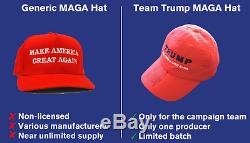 Make America Great Again Hat MAGA Signed by President Donald Trump UNIQUE