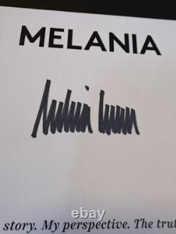 Melania SIGNED Memoir AUTOGRAPH AUTOGRAPHED President Donald Trump Wife, Barron
