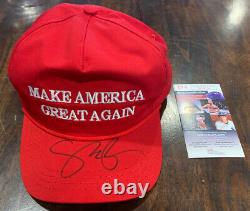 Mike Pence Signed MAGA Hat Official Cali Fame Campaign Store Closed JSA Trump US