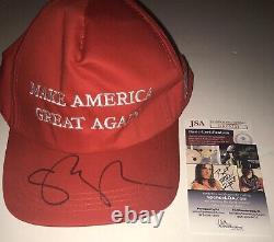 Mike Pence Vp Signed Autographed Maga Make America Great Again Hat Jsa Coa Trump
