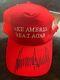 New Authentic Red Maga Hat Signed By Potus Elect Donald Trump 6