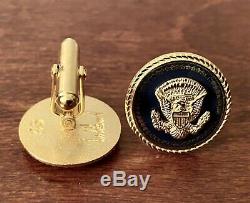 New Issue President Donald J. Trump VIP Cobalt/Navy White House Cufflinks Signed