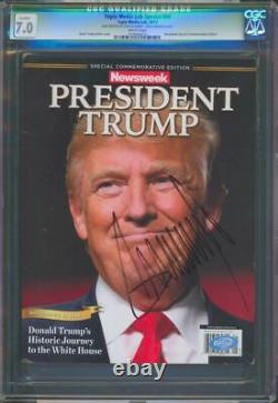 Newsweek President Trump Magazine Signed and Certified Original
