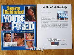 One of a Kind President DONALD TRUMP signed FIRED 1988 Sports Illustrated PSA