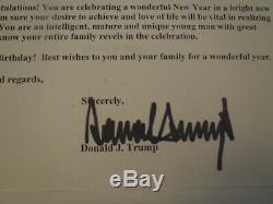 Original President Donald Trump Letter, Signed By Donald Trump, Very Rare