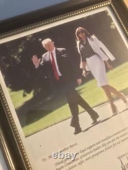 Original President Donald Trump Signed Autograph Autographed Thank You Letter