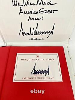 Our Journey Together By Donald J. Trump Signed Book Autographed Edition NEW