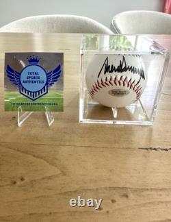 POTUS DONALD TRUMP HAND SIGNED Autographed Baseball COA AUTHENTICATED