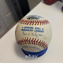 POTUS DONALD TRUMP & NYY CHRIS CHAMBLISS SIGNED Autographed MLB Baseball COA