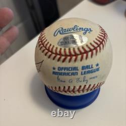 POTUS DONALD TRUMP & NYY CHRIS CHAMBLISS SIGNED Autographed MLB Baseball COA