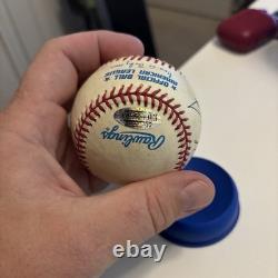 POTUS DONALD TRUMP & NYY CHRIS CHAMBLISS SIGNED Autographed MLB Baseball COA