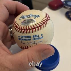 POTUS DONALD TRUMP & NYY CHRIS CHAMBLISS SIGNED Autographed MLB Baseball COA