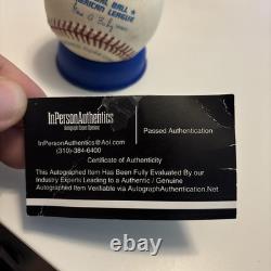 POTUS DONALD TRUMP & NYY CHRIS CHAMBLISS SIGNED Autographed MLB Baseball COA