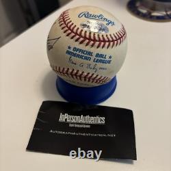 POTUS DONALD TRUMP & NYY CHRIS CHAMBLISS SIGNED Autographed MLB Baseball COA