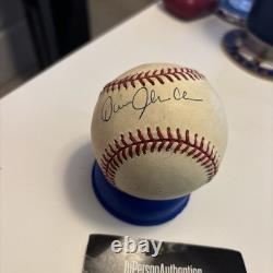 POTUS DONALD TRUMP & NYY CHRIS CHAMBLISS SIGNED Autographed MLB Baseball COA