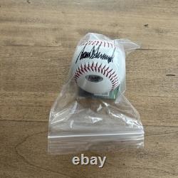 POTUS DONALD TRUMP SIGNED OFFICIAL LEAGUE Baseball COA AUTHENTICATED! With Case