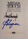 President Donald Trump Autographed Bookplate For Midas Touch With Book And Coa