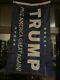 President Donald Trump Signed 5' Long Flag Or Pic Maga Campaign With Coa