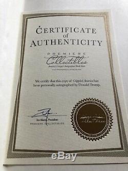 PRESIDENT DONALD TRUMP SIGNED CRIPPLED AMERICA LIMITED EDITION & Numbered Copy