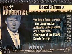 PRESIDENT DONALD TRUMP THE APPRENTICE CARD CERTIFIED AUTOGRAPH 45th President
