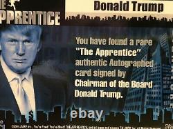 PRESIDENT DONALD TRUMP THE APPRENTICE CARD CERTIFIED AUTOGRAPH 45th President