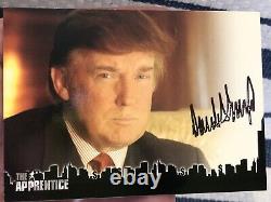 PRESIDENT DONALD TRUMP THE APPRENTICE CARD CERTIFIED AUTOGRAPH 45th President