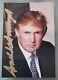 President Donald Trump Rare? Gold Ink? Singed Autographed Small Photo 2x 3