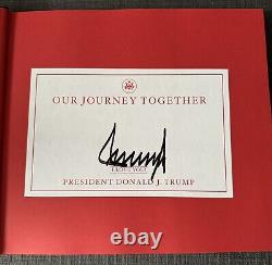 PRESIDENT Donald Trump SIGNED Book Our Journey Together NEW