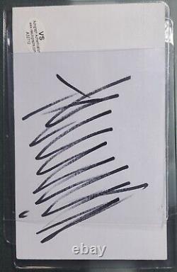 PRESIDENT? Donald Trump? Signed Autographed Index Card 3X5 EXCELLENT withCOA