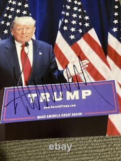 PSA DNA Donald Trump 8x10 Signed Autograph President Photo