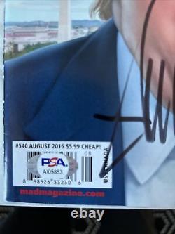 PSA/DNA President DONALD TRUMP Autographed MAD magazine FULL SIGNATURE