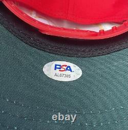 PSA/DNA President DONALD TRUMP Autographed Signed Official Red MAGA Hat
