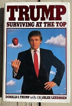 PSA/DNA President DONALD TRUMP Autographed Surviving At The Top Hardcover Book