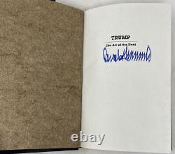 PSA/DNA President DONALD TRUMP Signed Autographed 1987 ART OF THE DEAL Book RARE