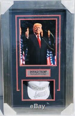 PSA/DNA President DONALD TRUMP Signed Autographed MAKE AMERICA GREAT AGAIN Hat
