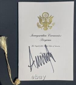 PSA/DNA President Donald Trump Autographed Official 2017 Inauguration Program