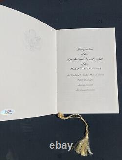 PSA/DNA President Donald Trump Autographed Official 2017 Inauguration Program
