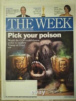 Potus Donald Trump Signed Autographed The Week Presidential Magazine Feb 2016
