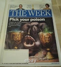 Potus Donald Trump Signed Autographed The Week Presidential Magazine Feb 2016