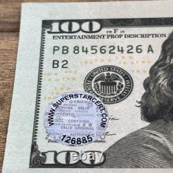 President 45/47 Donald J Trump Signed $100 Movie Bill Autographed COA Hologram