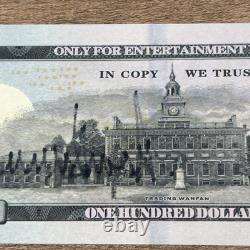 President 45/47 Donald J Trump Signed $100 Movie Bill Autographed COA Hologram