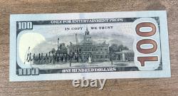 President 45/47 Donald J Trump Signed $100 Movie Bill Autographed COA Hologram