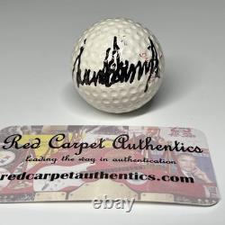 President 45/47 Donald J Trump Signed Autograph Vintage Golf Ball Hologram COA