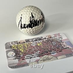 President 45/47 Donald J Trump Signed Autograph Vintage Golf Ball Hologram COA