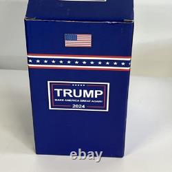President 45/47 Donald J Trump Signed JF Sports Bobblehead COA Hologram