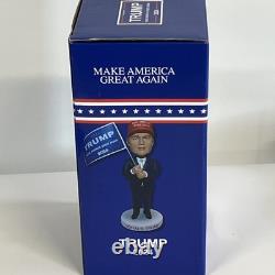 President 45/47 Donald J Trump Signed JF Sports Bobblehead COA Hologram