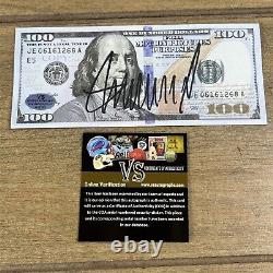 President 45/47 Donald Trump Autographed $100 Movie Bill COA AUTHENTIC Hologram