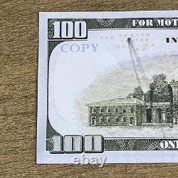 President 45/47 Donald Trump Autographed $100 Movie Bill COA AUTHENTIC Hologram