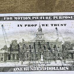 President 45/47 Donald Trump Autographed $100 Movie Bill COA AUTHENTIC Hologram