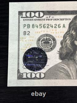 President 45/47 Donald Trump Autographed $100 Movie Bill Signed COA Hologram